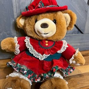 * Christmas Teddy Bear Vintage 1994. Made for Kmart, vintage and collectible